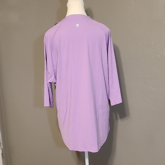 Baleaf Lavender Women's Athletic Top NWOT Size 3XL 3/4 Sleeve - Picture 3 of 11